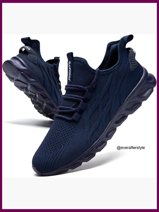 Lightweight Running Shoes for Men, Athletic Sneakers, Lace-Up Tennis Gym Shoes main image 5